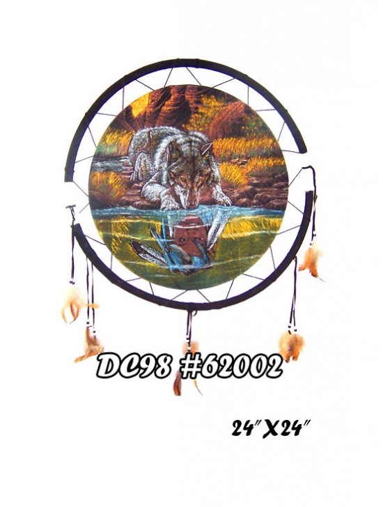 DREAM CATCHER HANGING FIXTURE FEATURING NATIVE ART