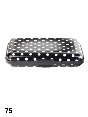 Dots Print Credit Card Wallet