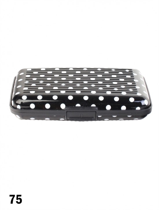 Dots Print Credit Card Wallet