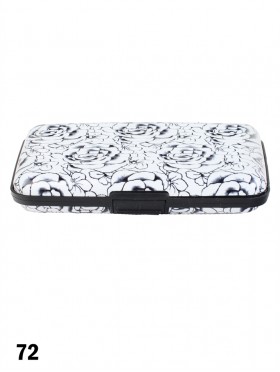 Flowers Print Credit Card Wallet