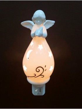 Porcelain Angel Night Light with Gift Box