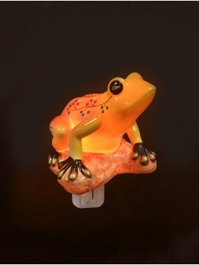 Frog Porcelain Night Light with Gift Box
