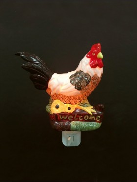 Rooster Night Light with Gift Box