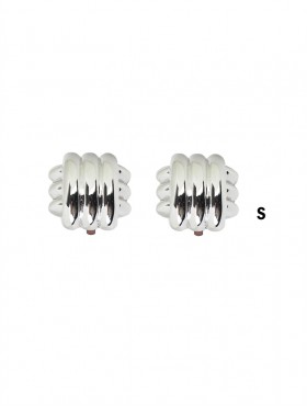 Crossover Stripes Clip-on Earrings