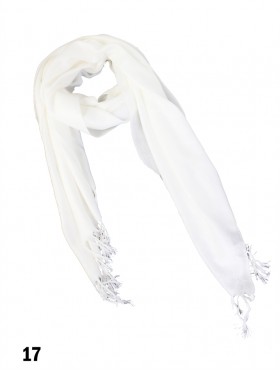 Solid Silk Blend Pashmina