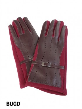 Leather Cover Touch Screen Glove