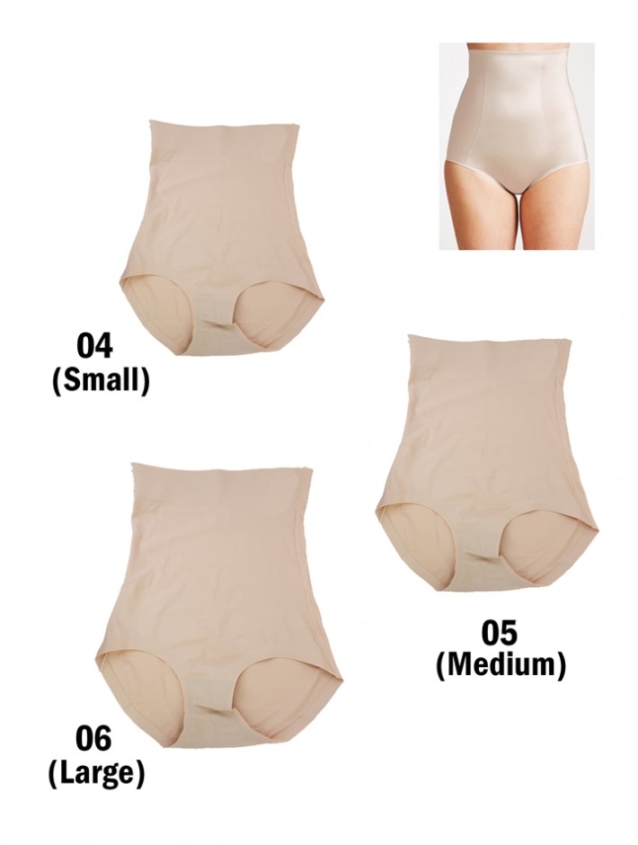 high waisted control top panties