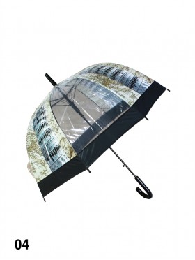 Italy Print Stick Umbrella